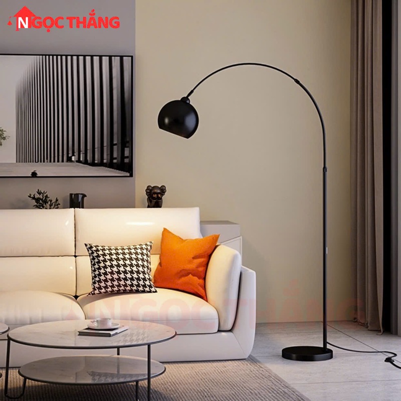 Đèn Cây Đứng Đọc Sách 170cm Trang Trí Phòng Khách Phòng Ngủ DD18B Ngọc Thắng Kèm Bóng Led Vàng 12W - Ảnh 5