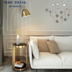 Đèn Cây Đứng Đọc Sách Trang Trí Phòng Khách Phòng Ngủ DC700 Ngọc Thắng (Tặng kèm một bóng Led Bulb 12W ánh sáng vàng)