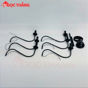 Alternative view of Đèn Chùm Phòng Khách Phong Cách Bắc Âu Cổ Điển Trang Bàn Ăn DC51 E14 Ngọc Thắng
