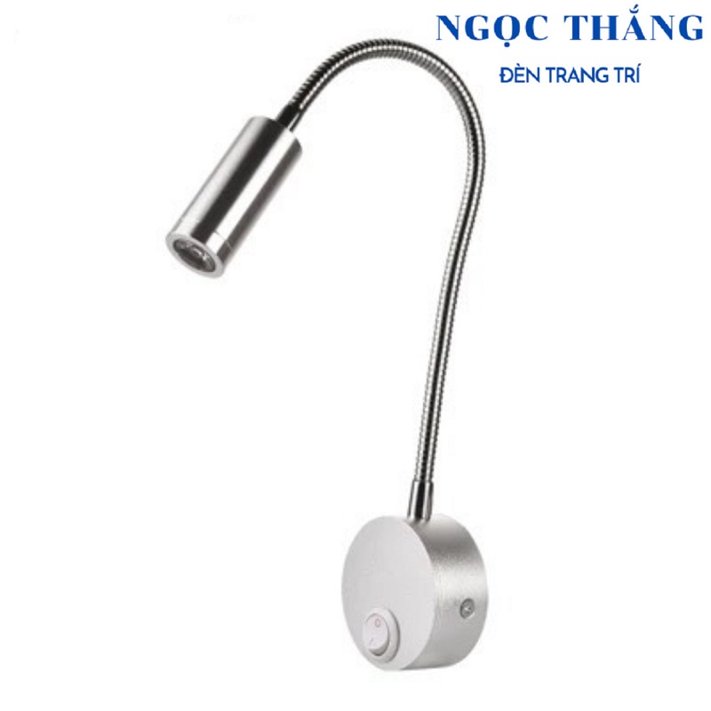 Đèn Led đọc sách chiếu tranh gắn tường phòng ngủ phòng khách Led 3W 220V PT401C Ngọc Thắng