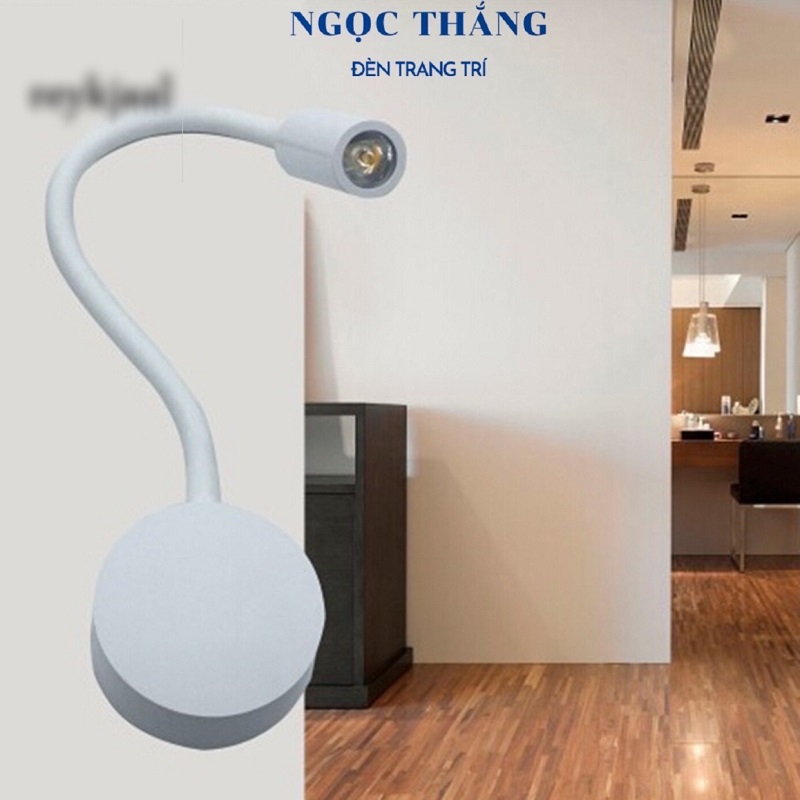 Đèn Led đọc sách chiếu tranh gắn tường phòng ngủ phòng khách Led 3W 220V PT401A Ngọc Thắng
