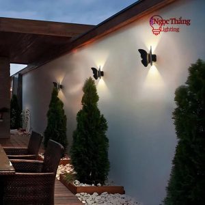 Đèn Led treo tường Hình Bướm Hoa Lá hắt tường trang trí ngoài trời trong nhà 220V VNT6030 Ngọc Thắng - Ảnh 5