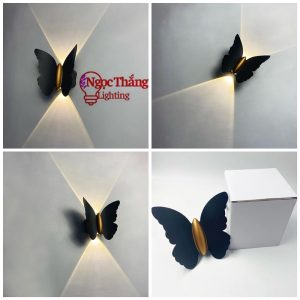 Alternative view of Đèn Led treo tường Hình Bướm Hoa Lá hắt tường trang trí ngoài trời trong nhà 220V VNT6030 Ngọc Thắng