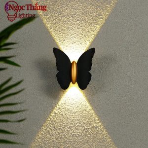 Đèn Led treo tường Hình Bướm Hoa Lá hắt tường trang trí ngoài trời trong nhà 220V VNT6030 Ngọc Thắng