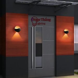 Đèn Led treo tường Hình Vỏ Sò ốp tường hắt tường trang trí ngoài trời trong nhà VNT6031 Ngọc Thắng - Ảnh 5