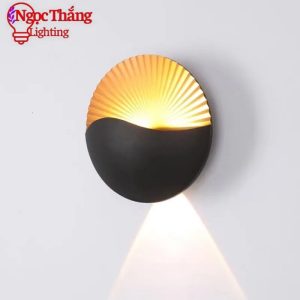 Đèn Led treo tường Hình Vỏ Sò ốp tường hắt tường trang trí ngoài trời trong nhà VNT6031 Ngọc Thắng
