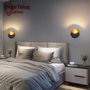 Đèn Led treo tường Hình Vỏ Sò ốp tường hắt tường trang trí ngoài trời trong nhà VNT6031 Ngọc Thắng - Ảnh 3