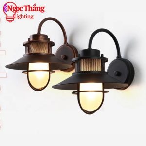 Đèn treo tường gắn tường Vintage ốp cột ngoài trời trang trí quán cà phê 220V VT29T1 Ngọc Thắng - Ảnh 7
