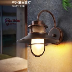 Đèn treo tường gắn tường Vintage ốp cột ngoài trời trang trí quán cà phê 220V VT29T1 Ngọc Thắng