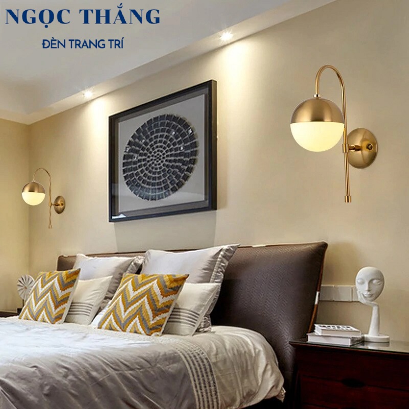 Đèn gắn tường treo tường trang trí phòng khách phòng ngủ cầu thang GT431 Ngọc Thắng (Kèm bóng Led Bulb 7w) - Ảnh 15