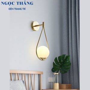 Đèn gắn tường treo tường trang trí phòng khách phòng ngủ cầu thang GT433 Ngọc Thắng (Kèm bóng Led Bulb 7w)