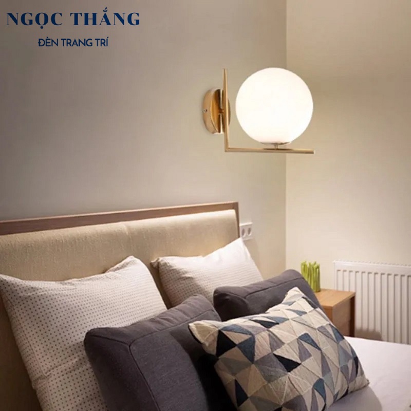 Đèn gắn tường treo tường trang trí phòng khách phòng ngủ cầu thang VK02D Ngọc Thắng (Kèm bóng 7w)