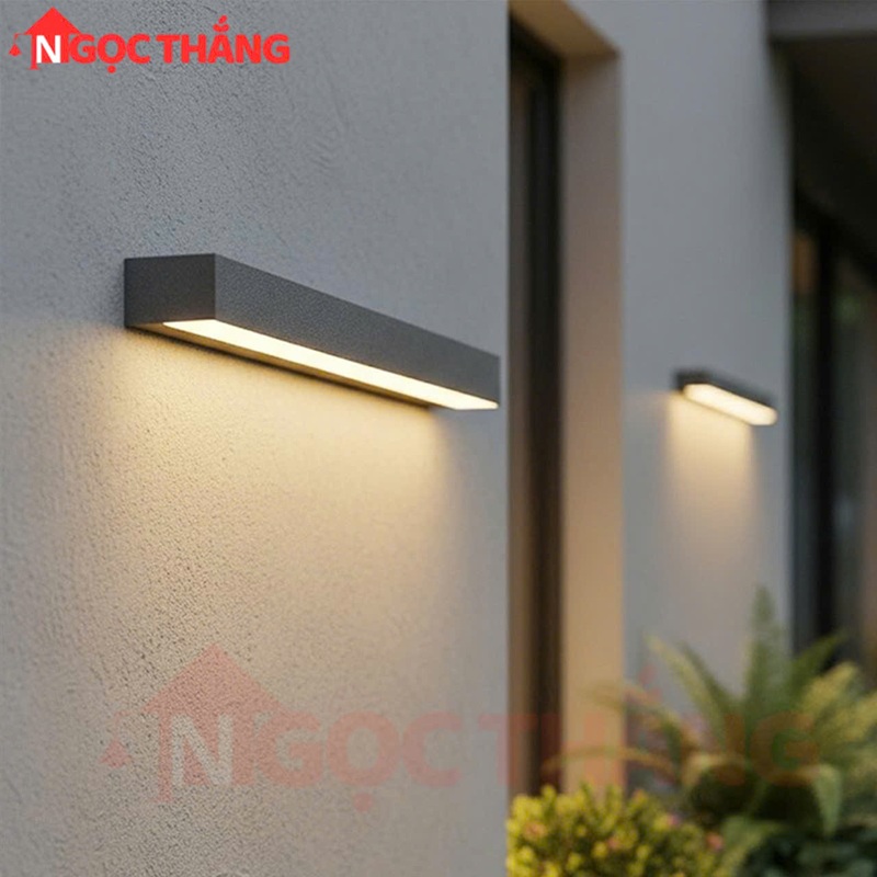 Đèn hắt tường treo tường 38cm trang trí ngoài trời trong nhà Led 20W 220V ODL7014 Ngọc Thắng - Ảnh 10