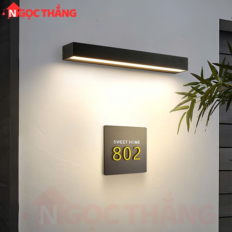Đèn hắt tường treo tường 38cm trang trí ngoài trời trong nhà Led 20W 220V ODL7014 Ngọc Thắng