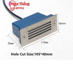 Alternative view of Đèn Led âm cầu thang chống nước trang trí ngoài trời Led 3W 220V ACT2907 Ngọc Thắng