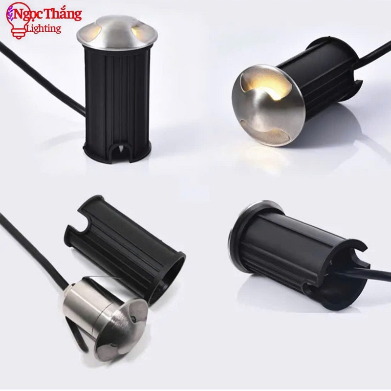 Đèn Led âm sàn đèn âm đất trang trí lối đi sân vườn cầu thang ngoài trời 220V SV140 Ngọc Thắng - Ảnh 12