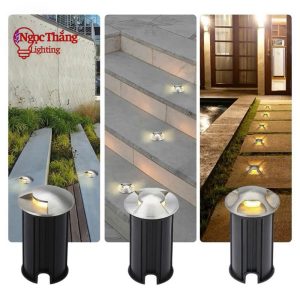 Đèn Led âm sàn đèn âm đất trang trí lối đi sân vườn cầu thang ngoài trời 220V SV140 Ngọc Thắng