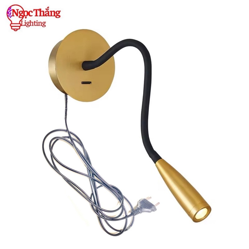 Đèn Led đọc sách chiếu tranh gắn tường phòng ngủ phòng khách 3W RO1439 Ngọc Thắng - Ảnh 10
