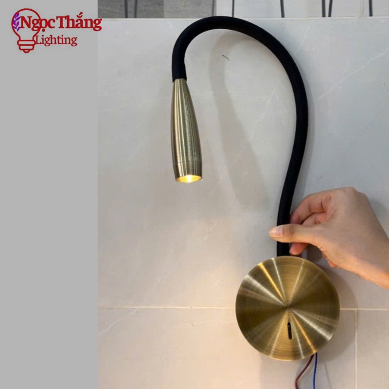Đèn Led đọc sách chiếu tranh gắn tường phòng ngủ phòng khách 3W RO1439 Ngọc Thắng - Ảnh 8