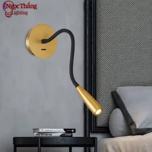 Đèn Led đọc sách chiếu tranh gắn tường phòng ngủ phòng khách 3W RO1439 Ngọc Thắng - Ảnh 12