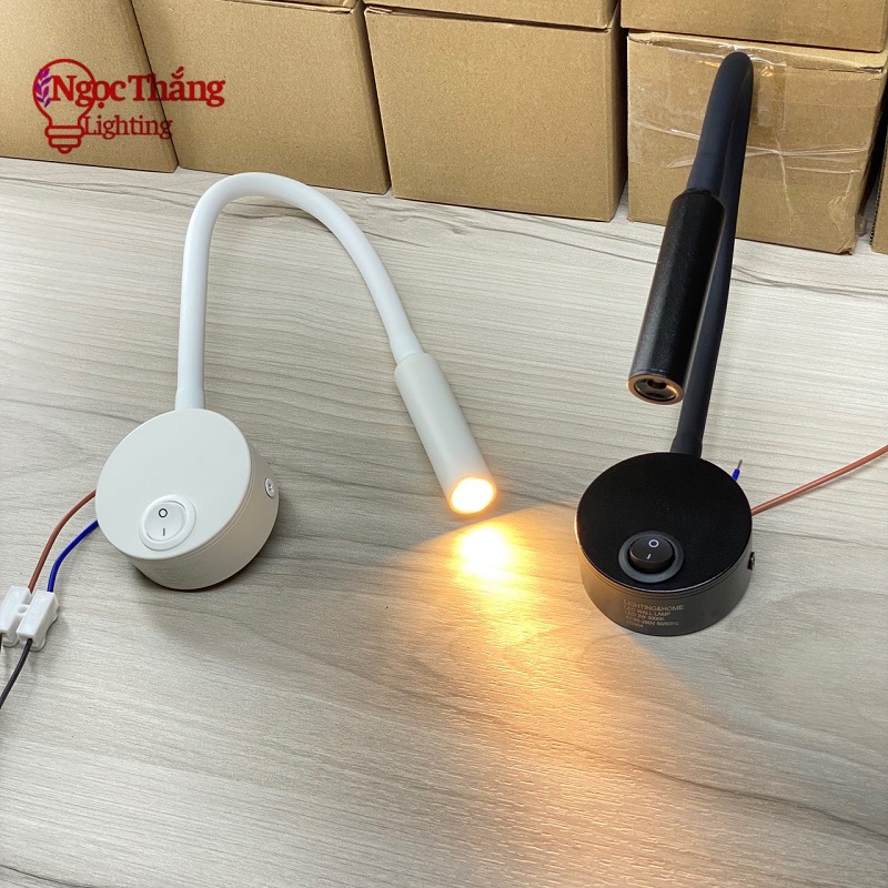 Đèn Led đọc sách chiếu tranh gắn tường phòng ngủ phòng khách Led 3W RO1408A Ngọc Thắng - Ảnh 15