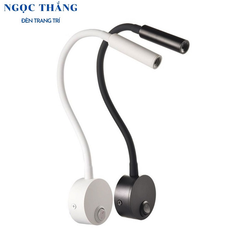 Đèn Led đọc sách chiếu tranh gắn tường phòng ngủ phòng khách Led 3W RO1408B Ngọc Thắng