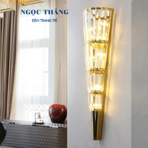Alternative view of Đèn treo tường gắn tường pha lê cao cấp trang trí trong nhà cầu thang Led 21W GT424 220V Ngọc Thắng