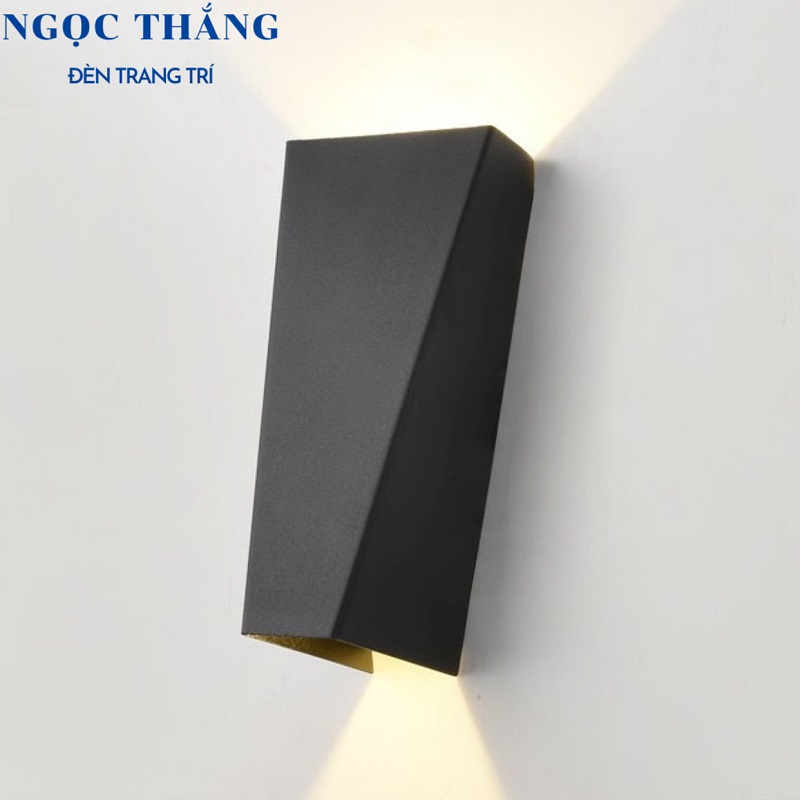 Đèn Led treo tường hắt tường trang trí trong nhà cầu thang ánh sáng vàng Led 8W 220V GT355 Ngọc Thắng - Ảnh 3