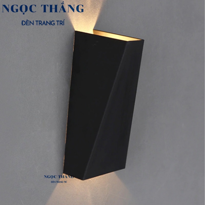 Đèn Led treo tường hắt tường trang trí trong nhà cầu thang ánh sáng vàng Led 8W 220V GT355 Ngọc Thắng - Ảnh 2