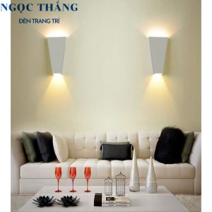 Đèn Led treo tường hắt tường trang trí trong nhà cầu thang ánh sáng vàng Led 8W 220V OT355 Ngọc Thắng - Ảnh 12