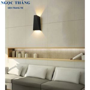 Đèn Led treo tường hắt tường trang trí trong nhà cầu thang ánh sáng vàng Led 8W 220V OT355 Ngọc Thắng - Ảnh 10