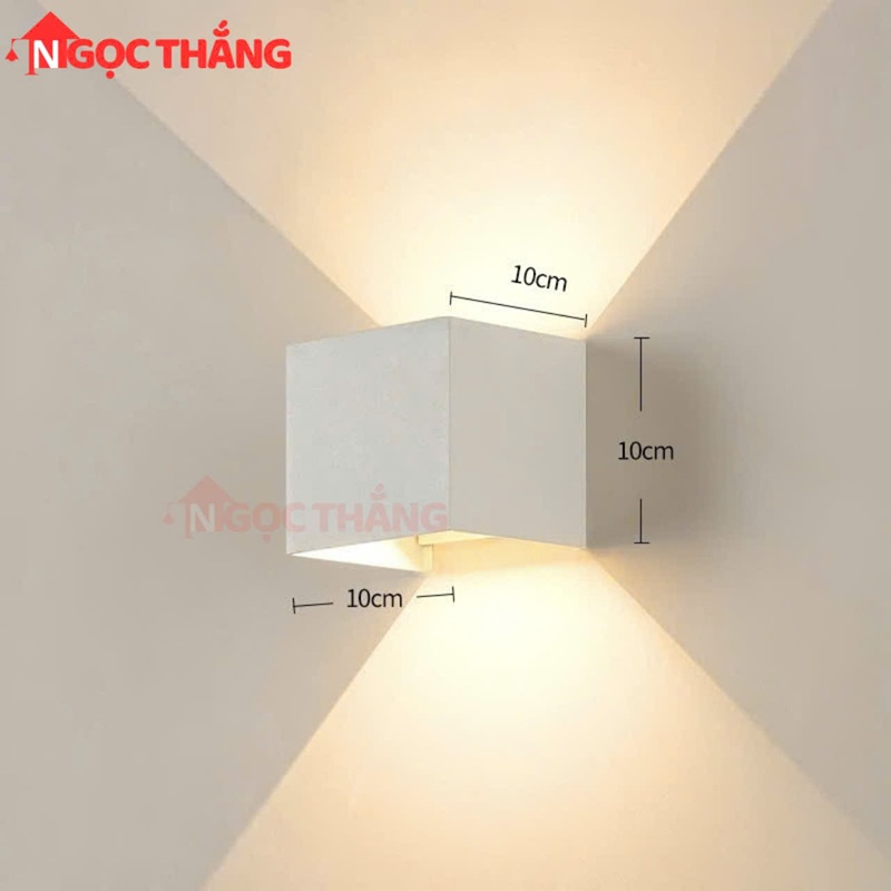 Đèn Led hắt tường ngoài trời trang trí trong nhà Led 10W 220V VNT3030 Ngọc Thắng - Ảnh 13