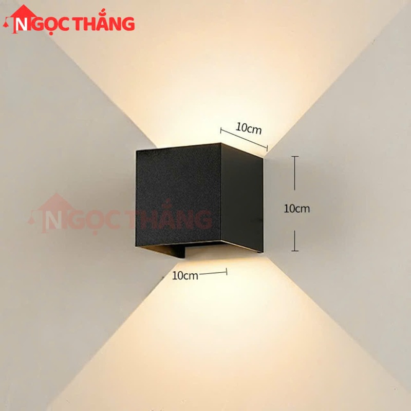 Đèn Led hắt tường ngoài trời trang trí trong nhà Led 10W 220V VNT3030 Ngọc Thắng - Ảnh 12