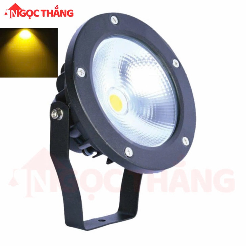 Đèn rọi cột sân vườn Led 10W Ánh sáng Vàng Đèn rọi ngoài trời 220V SV1685 Ngọc Thắng - Ảnh 3