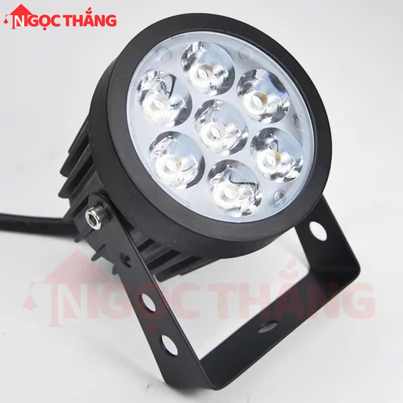 Đèn rọi cột ngoài trời đèn rọi sân vườn Led 7W 220V VNT79 Ngọc Thắng - Ảnh 3
