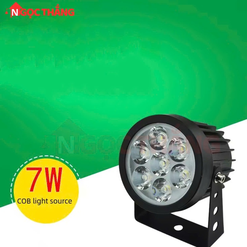 Đèn rọi cột ngoài trời đèn rọi sân vườn Led 7W 220V VNT79 Ngọc Thắng - Ảnh 8