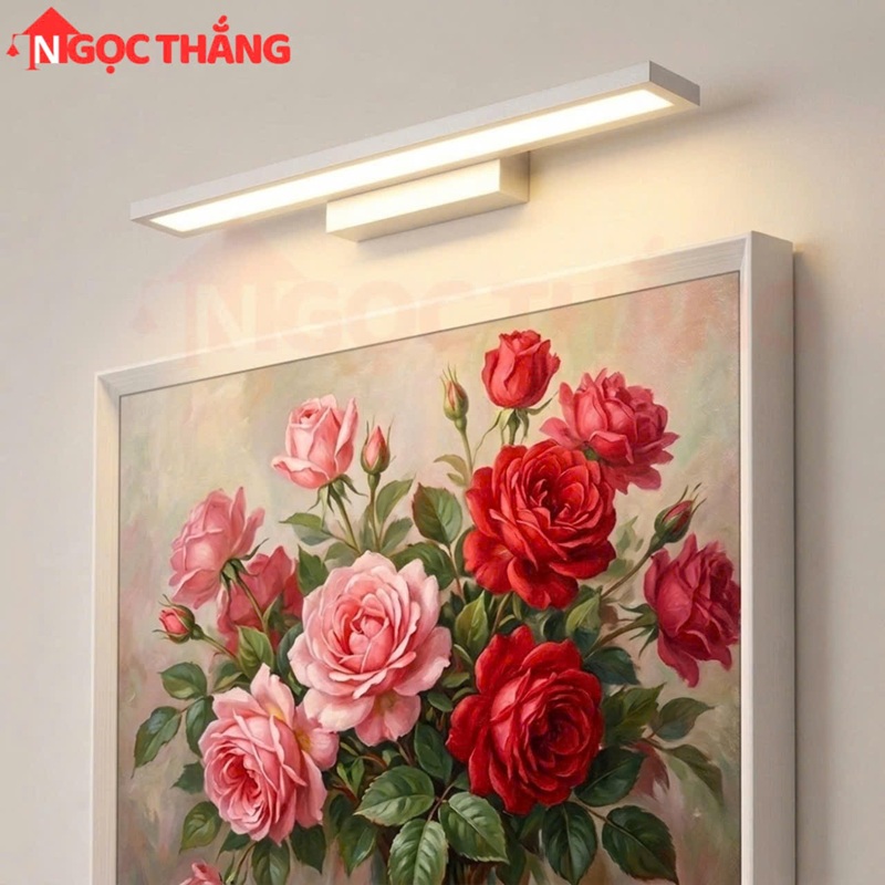 Đèn Led Soi Gương Soi Tranh 52cm Trang Trí Trong Nhà 11W Led 3 Chế Độ Màu PT8240L Ngọc Thắng