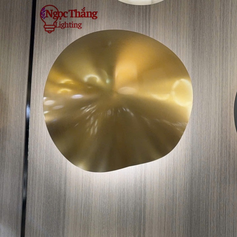 Đèn ốp tường cánh sen 23cm trang trí phòng ngủ phòng khách cầu thang Led 3 màu GT409-25 Ngọc Thắng