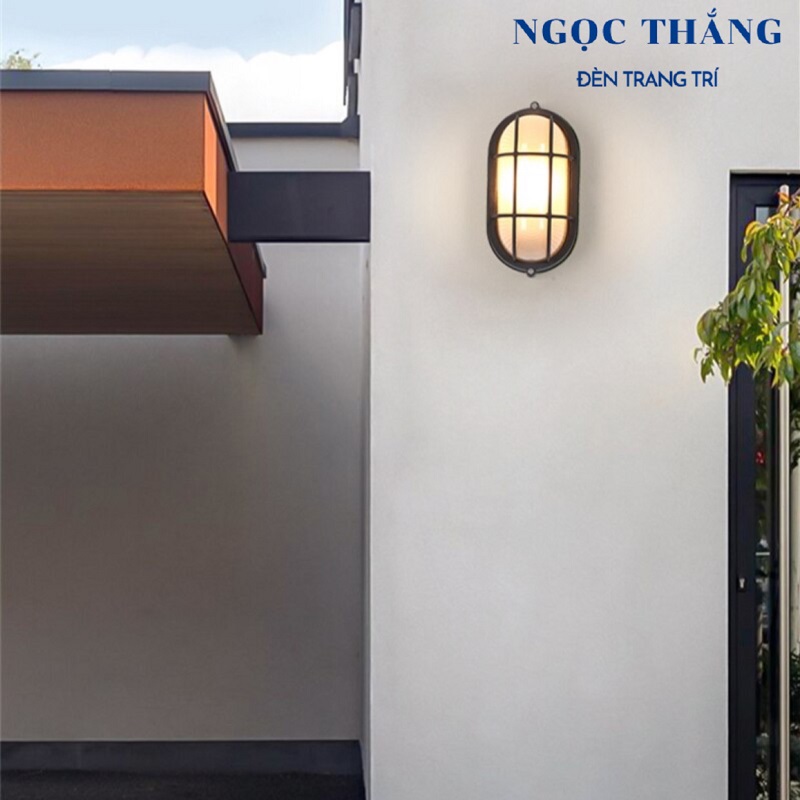 Đèn treo tường gắn tường trang trí trong nhà ngoài trời chống nước 9W E27 220V VNT9503 Ngọc Thắng - Ảnh 8