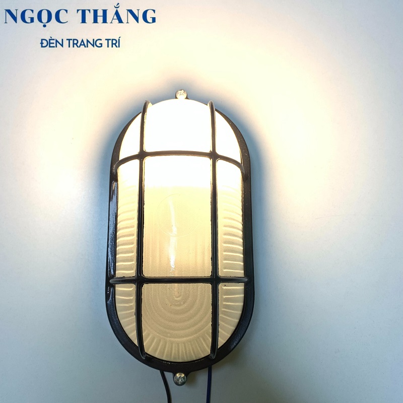 Đèn treo tường gắn tường trang trí trong nhà ngoài trời chống nước 9W E27 220V VNT9503 Ngọc Thắng - Ảnh 14