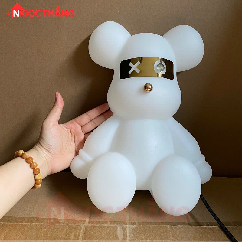 Đèn treo tường gấu Bear trang trí phòng ngủ cho bé Led 3 màu 8W 220V V6803 Ngọc Thắng - Ảnh 4