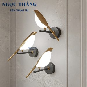 Đèn Led treo tường ốp tường hình bồ câu trang trí trong nhà cầu thang Led 8W 220V V9008 Ngọc Thắng