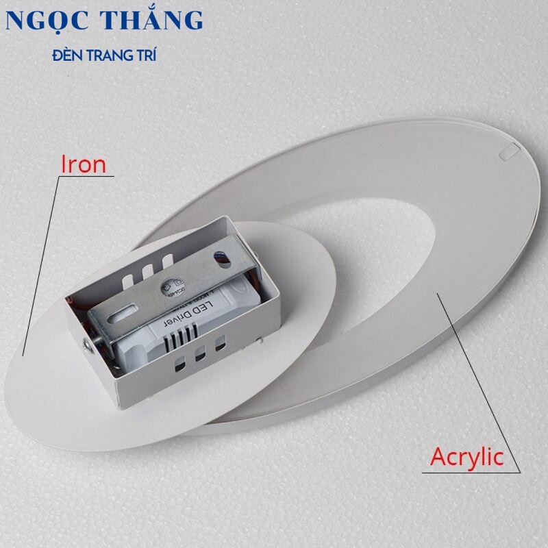 Đèn Led treo tường gắn tường trong nhà cầu thang Led 8W 220V V6011 Ngọc Thắng - Ảnh 4