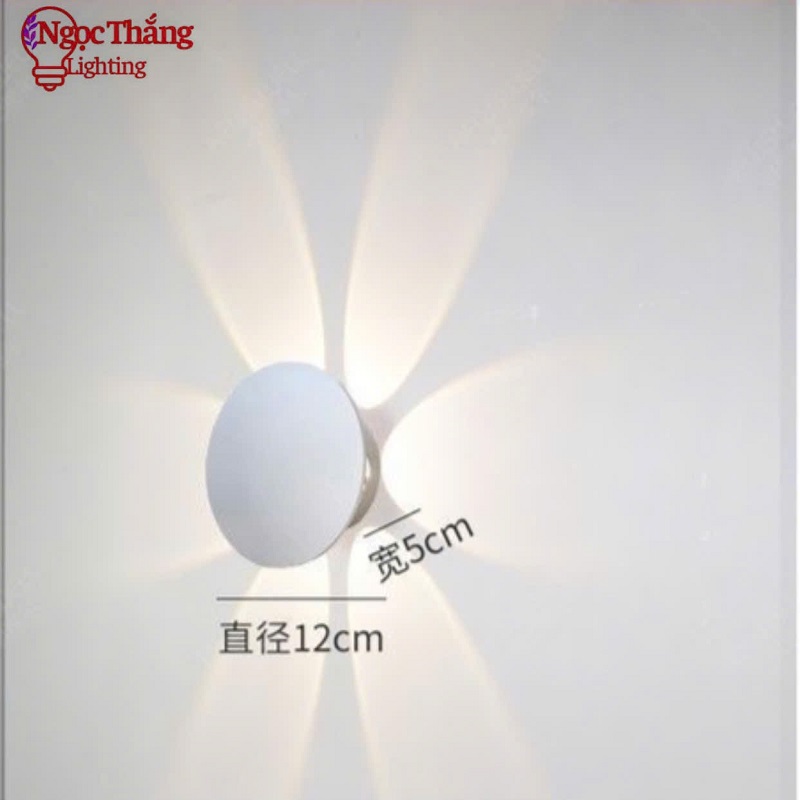 Đèn Led treo tường hắt tường trang trí ngoài trời trong nhà Led 6W 220V VNT070B Ngọc Thắng - Ảnh 19