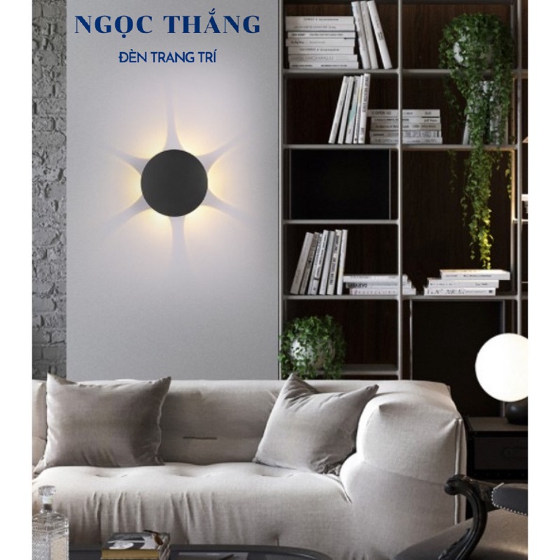 Đèn Led treo tường hắt tường trang trí ngoài trời trong nhà Led 6W 220V VNT070B Ngọc Thắng - Ảnh 14