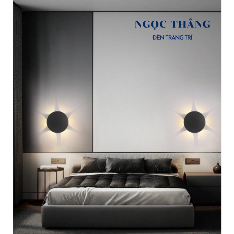 Đèn Led treo tường hắt tường trang trí ngoài trời trong nhà Led 6W 220V VNT070B Ngọc Thắng - Ảnh 15