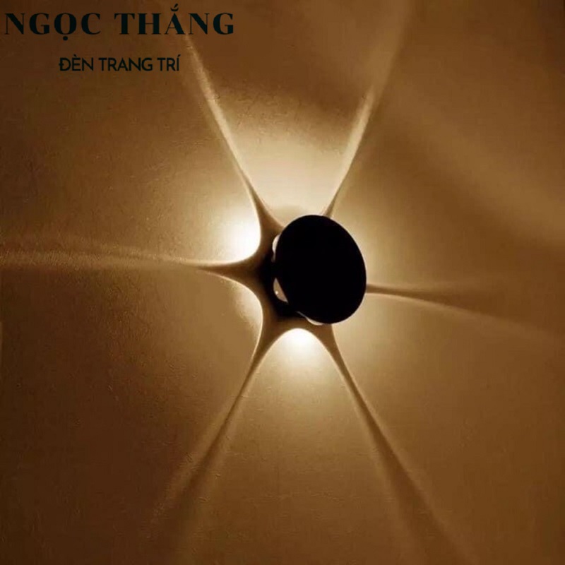 Đèn Led treo tường hắt tường trang trí ngoài trời trong nhà Led 6W 220V VNT070B Ngọc Thắng - Ảnh 13