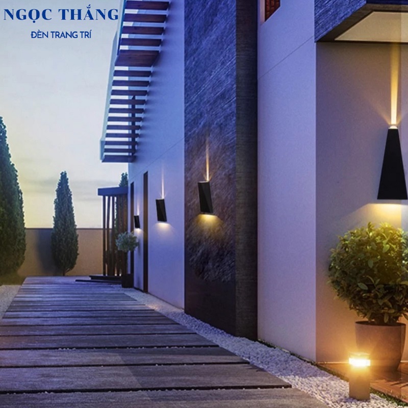 Đèn Led treo tường ốp tường trang trí trong nhà ngoài trời Led 10W VNT355 Ngọc Thắng - Ảnh 10