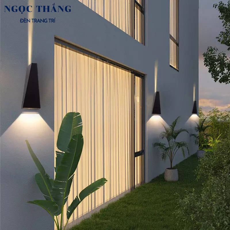 Đèn Led treo tường ốp tường trang trí trong nhà ngoài trời Led 10W VNT355 Ngọc Thắng - Ảnh 8