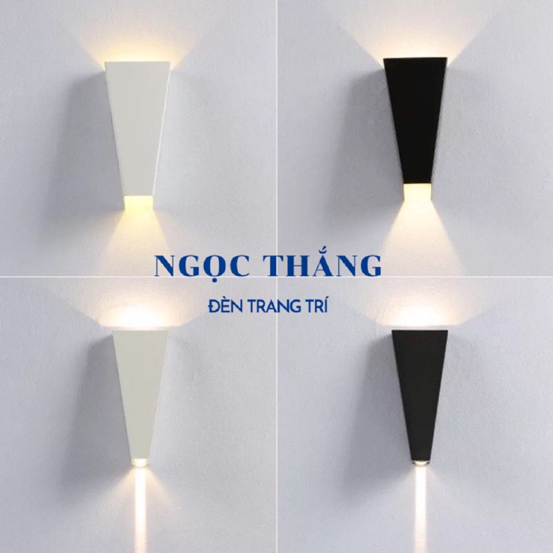 Đèn Led treo tường ốp tường trang trí trong nhà ngoài trời Led 10W VNT355 Ngọc Thắng